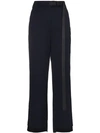 SHUSHU-TONG Wool trousers with belt,SS2018TR0212765674