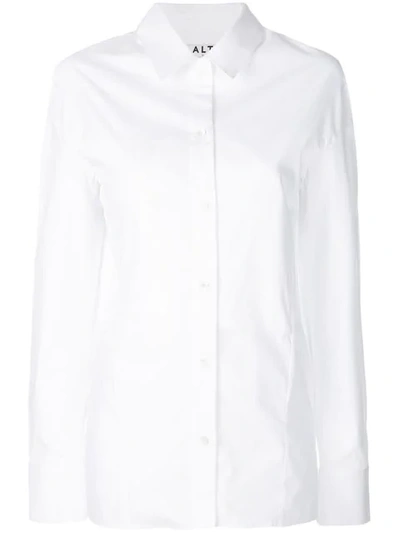 Aalto Dropped Shoulder Shirt In White