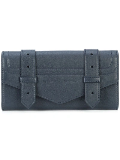 Proenza Schouler Ps1 Continental Wallet In Blue