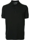 FRED PERRY RAF SIMONS X FRED PERRY RAF SIMONS X FRED PERRY TAPE DETAIL POLO SHIRT - BLACK,SM308210212674531