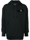 FRED PERRY RAF SIMONS X FRED PERRY TAPE DETAIL HOODIE,SM308510212674534