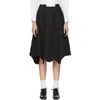 COMME DES GARÇONS BLACK RECONSTRUCTED SKIRT,GA-S007-051