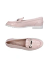 TOD'S TOD'S WOMAN LOAFERS LIGHT PINK SIZE 4.5 LEATHER,11395862XX 4