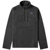 PATAGONIA Patagonia Better Sweater 1/4 Zip Jacket,25522-BLK6