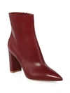 GIANVITO ROSSI Pointed Leather Booties