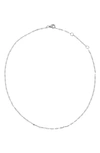 Lana Jewelry 14k Blake Single-strand Choker Necklace In White Gold