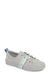 Sperry Crest Vibe Slip-on Sneaker In Light Grey Buoy Stripe Canvas