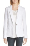 LAFAYETTE 148 LYNDON COURTLY COTTON & LINEN JACKET,MJAQ1H-8392