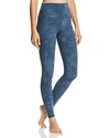 Alo Yoga Airbrush Printed High-waisted Sport Leggings In Indigo Acid