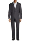 HICKEY FREEMAN CLASSIC FIT PINSTRIPE WOOL SUIT,0400096971765