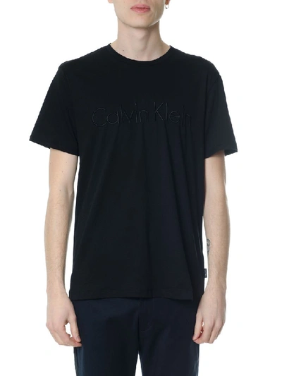 Calvin Klein 'u5551' Modal Blend Crewneck T-shirt In Black