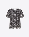 VALENTINO HEAVY LACE T-SHIRT