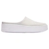 Nike Air Force 1 Lover Xx Sandals In Off White/light Silver