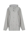 Rains Jackets In Light Grey
