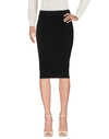 Burberry Midi Skirts In Black