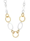 STEPHANIE KANTIS Leader Two-Tone 18K Goldplated & Sterling Silver Necklace