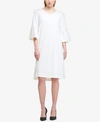 DKNY TRUMPET-SLEEVE SHIFT DRESS, CREATED FOR MACY'S