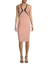 NARCISO RODRIGUEZ Sequin-Embroidered Silk Bodycon Dress,0400097658959