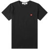 COMME DES GARÇONS PLAY Comme des Garcons Play Women's Little Red Heart Tee,P1T199-BK5