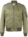 Saint Laurent Olive Green Bomber Jacket