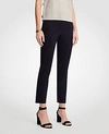 Ann Taylor The Petite Crop Pant - Curvy Fit In Atlantic Navy