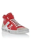 PHILIPP PLEIN MID-TOP SNEAKERS MM,A18SMSC1791PLE009N1301