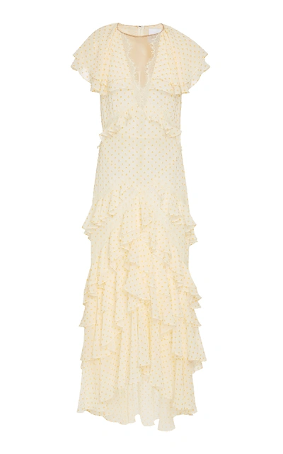 Acler Paxton Ruffle Dress In Print