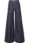BURBERRY HIGH-RISE WIDE-LEG JEANS