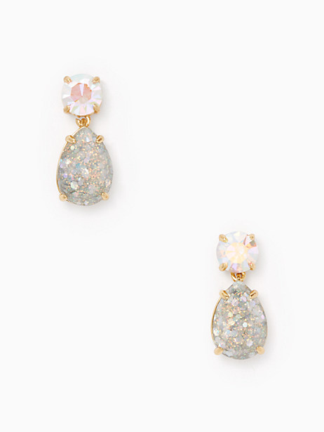 kate spade opal glitter earrings