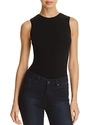 Commando Crewneck Sleeveless Ballet Bodysuit In Black