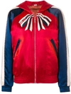 GUCCI EMBROIDERED HOODED BOMBER JACKET,502764XR93712710974