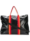 AMI ALEXANDRE MATTIUSSI AMI ALEXANDRE MATTIUSSI OVERSIZED-REISETASCHE MIT KONTRASTHENKELN - SCHWARZ,E18A11033012272319