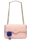 MOSCHINO POM POM SHOULDER BAG,10529849