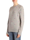 KITSUNÉ ROUND COLLAR SWEATSHIRT,10530195