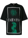 FAUSTO PUGLISI iconic print T-shirt,FRU7073PF022812738577