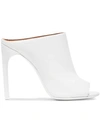 GIVENCHY WHITE 115 LEATHER MULES,BE300XE00H12534828