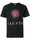 FAUSTO PUGLISI FAUSTO PUGLISI SUN PRINT T-SHIRT - BLACK,FRU7075PF024312738601