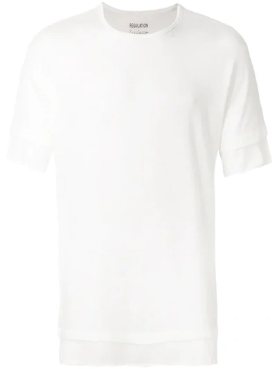 Yohji Yamamoto 叠层t恤 In White