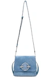 JW ANDERSON JW ANDERSON DISC BAG IN BLUE