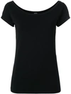 Aspesi T-shirt In Stretch Cotton Jersey In Black