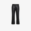 ASHLEY WILLIAMS ASHLEY WILLIAMS FAUX LEATHER TROUSERS,AWSS180912587028