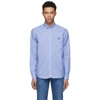 KENZO KENZO BLUE DENIM TIGER CREST SHIRT,F855CH4001GB