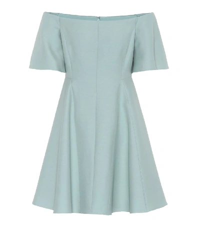 Valentino Off-the-shoulder Dress In Green