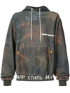 HERON PRESTON printed camouflage hoodie,HMBB004S18635052