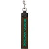 MARC JACOBS MARC JACOBS BROWN WEBBING CHARM KEYCHAIN,M0013865