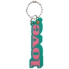 MARC JACOBS MARC JACOBS PINK AND BLUE LOVE CHARM KEYCHAIN,M0013905