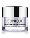 CLINIQUE REPAIRWEAR LASER FOCUS WRINKLE CORRECTING EYE CREAM, 1 OZ./ 30 ML,PROD113250088