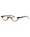 Eyebobs Topless Semi-rimless Acetate Readers In Brown Pattern