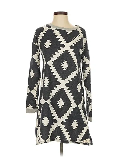 Pre-owned 12pm By Mon Ami Casual Dress In Black