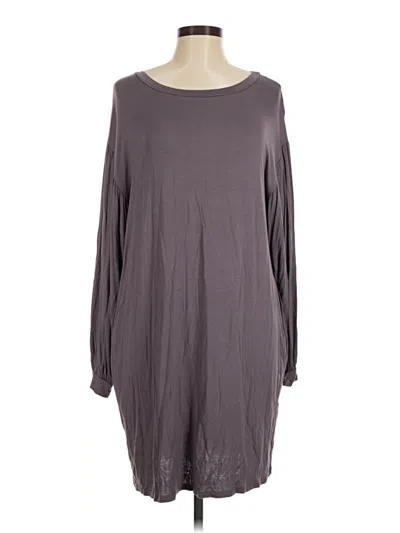 Pre-owned 12pm By Mon Ami Casual Dress In Gray